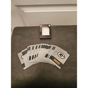 Green Bay Packers Diamond Plate Playing Cards Deck NFL Football Official EUC